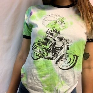 Einstein tie dyed tee shirt